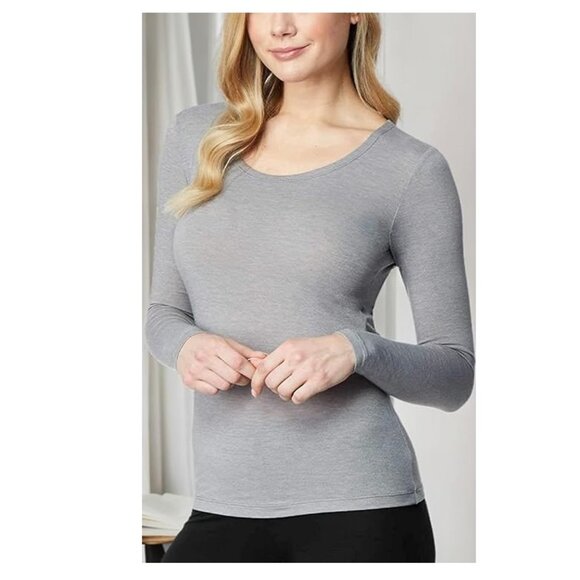 32 Degrees Tops - NWT 32 Degrees Heat Women's 2 Pack Gray Thermal Base Layer Top Size M $45 LLL94